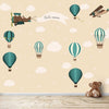 Planeurs personnalisés, avions et papier peint de montgolfière pour chambre d’enfants, personnalisé