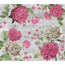 Pink Large Floral Print Wallpaper for Rooms