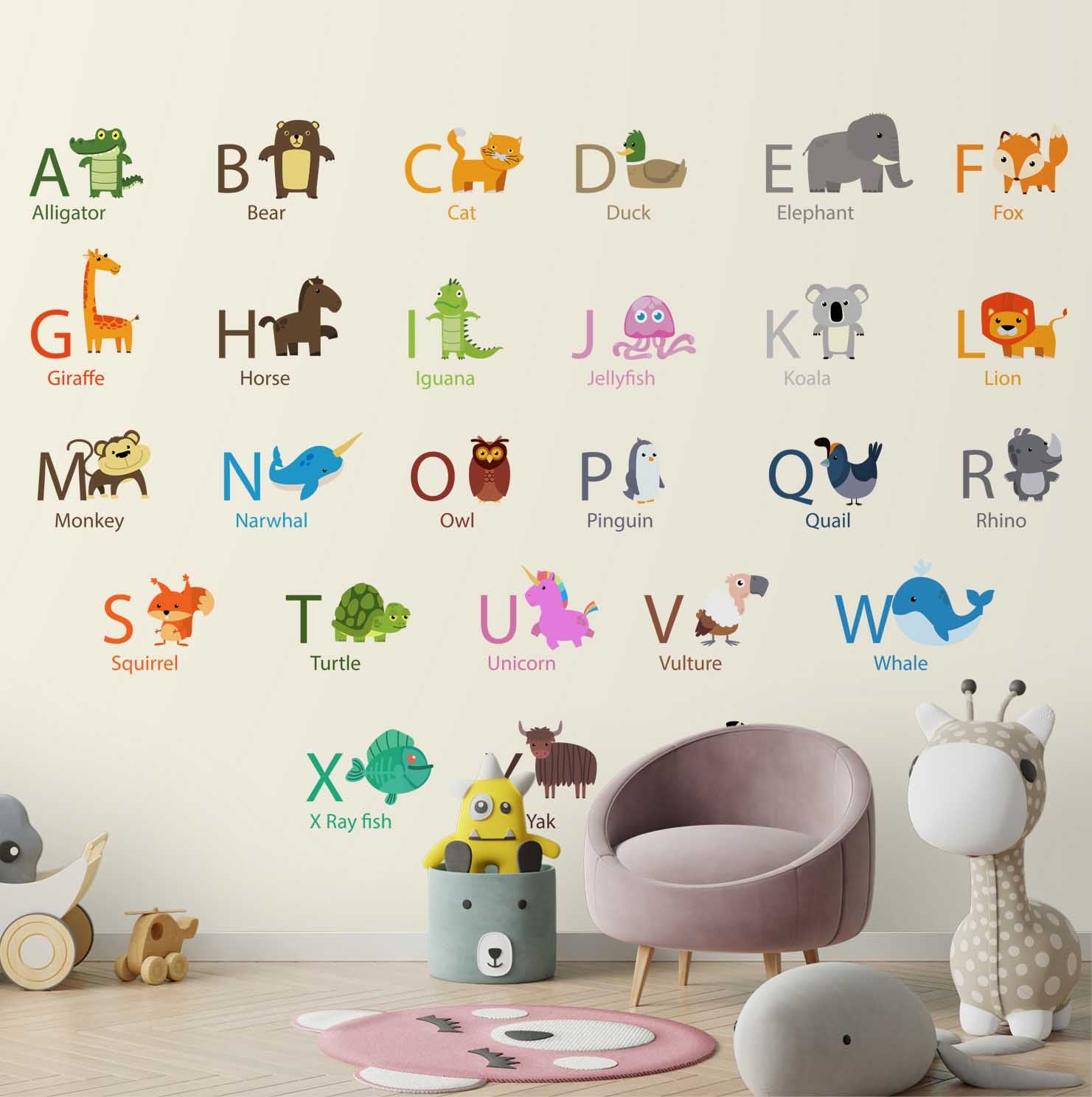 Nursery Wallpaper Collection : Munks and Me - Nursery Wallpaper