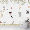 Flying Cute Animals Wallpaper for Kids, Customised