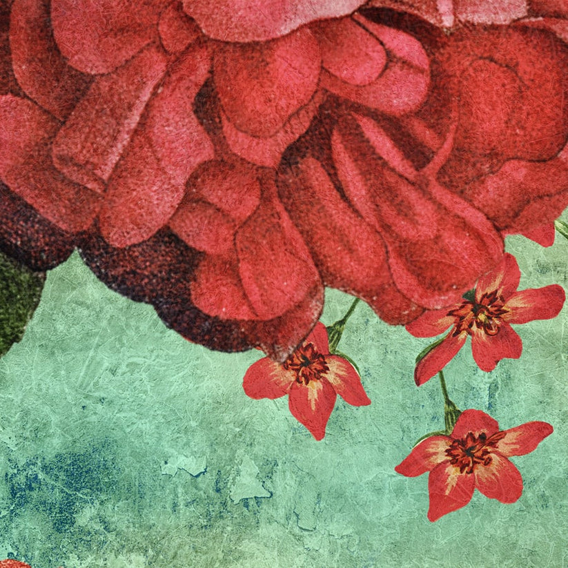 Indian Hand Painted Look Floral Design Wallpaper lifencolors Life n