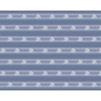 Customised Fabric Look Wallpaper, Blue