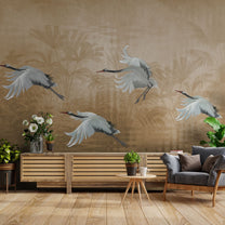 Musafir, Beautiful Cranes Wallpaper