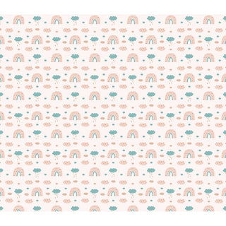 Rainbow Wallpaper for Kids Nursery Room, Customised