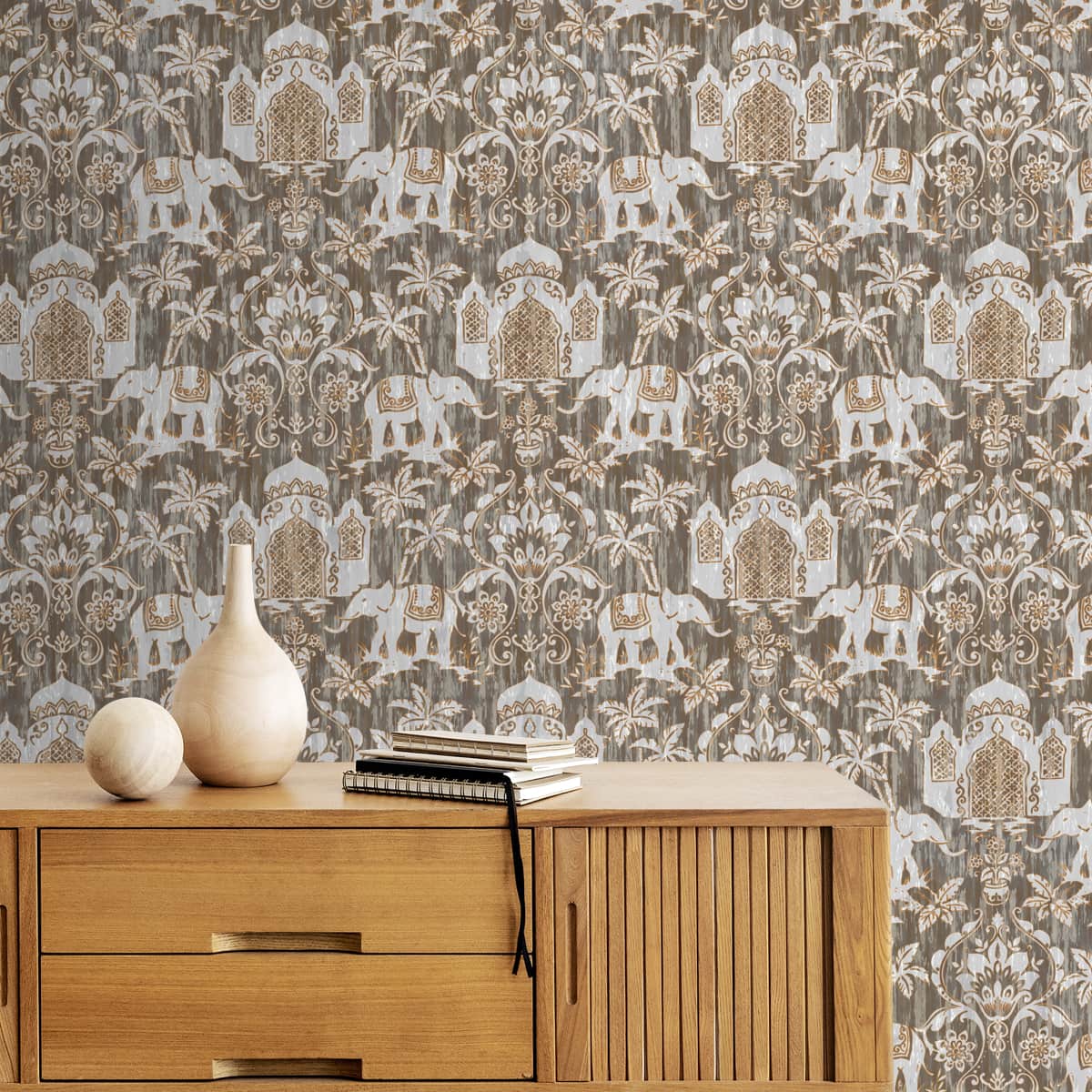 Elephants Theme Wallpaper, Repeat Pattern