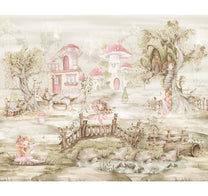 Fairyland Dreams Girls' Room Wallpaper