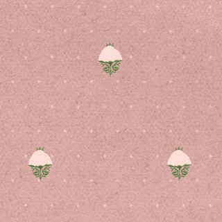Rani, Indian Floral Pattern Wallpaper, Pink