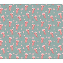 Cute Jellyfish Repeat Pattern Wallpaper