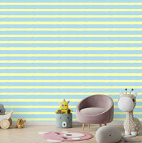 Horizontal Colorful Stripes Wallpapers For kids Room