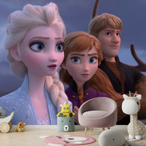 Cute Frozen Movie Wallpaper For Kids Room