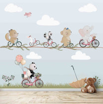 Cute Animals Print Wallpaper Design, Customised