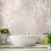 Worth it: Abstract Wallpaper Design for Walls, Feather Pink