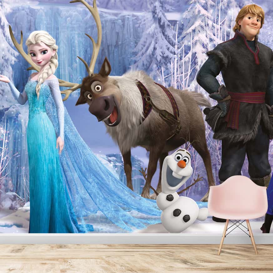 Frozen Movie Characters, Wallpaper for Kids Room