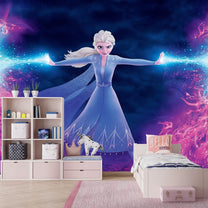 Elsa Wallpaper for Kids Room, Customised for Kids Rooms
