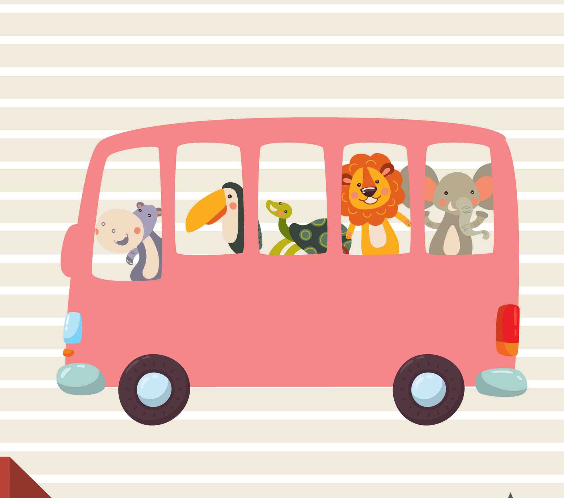 Animals Driving cars and planes Personalise Theme for Kids Room