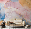 Éclaboussures d’aquarelle naturelles abstraites, papier peint pour murs, personnalisé