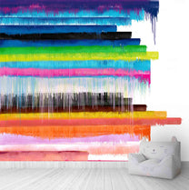 Dripping Paint Effect Abstract Wallpaper for Walls, Customised