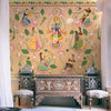 Vrindavan, Shri Krishna and Gopies Wallpaper
