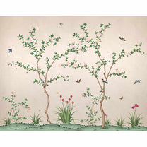 Chinoiserie Pattern Wallpaper, Birds and Branches, Customised