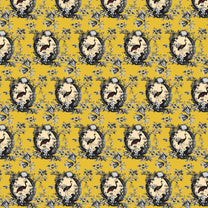 Luxury Yellow Floral Wallpaper