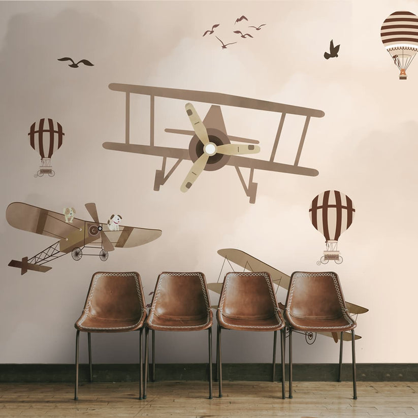 Glider Theme Wallpaper for Walls | lifencolors – Life n Colors