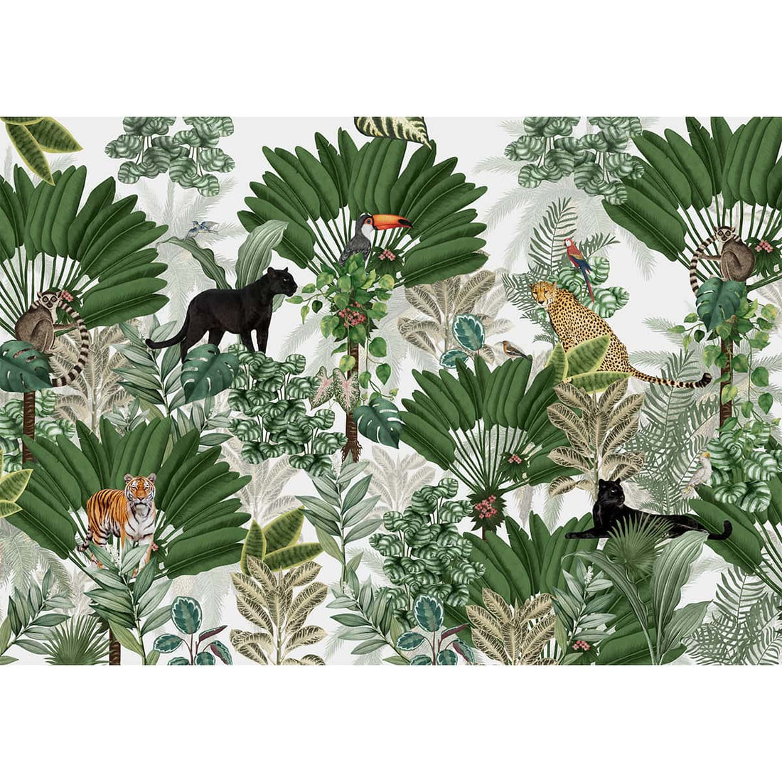Tropical Tales: Deep Forest Wallpaper | Life n Colors