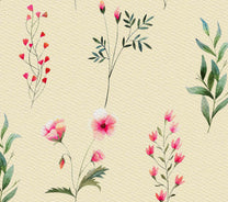 Floral Repeat Pattern For Bedroom Wallpaper