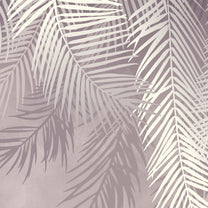 Hanging Tropical Leaves Wallpaper Design