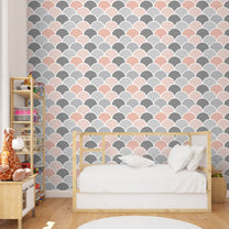 Pastel Pattern Wallpaper for Kids Room, Customised