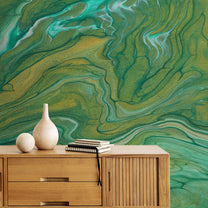 Green Marble Texture Design Wallpaper