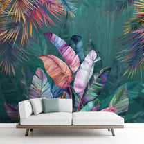 Tropical Theme Customised Wallpaper Design