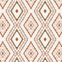Brown Ikat Wallpaper, Ethnic Indian Prints