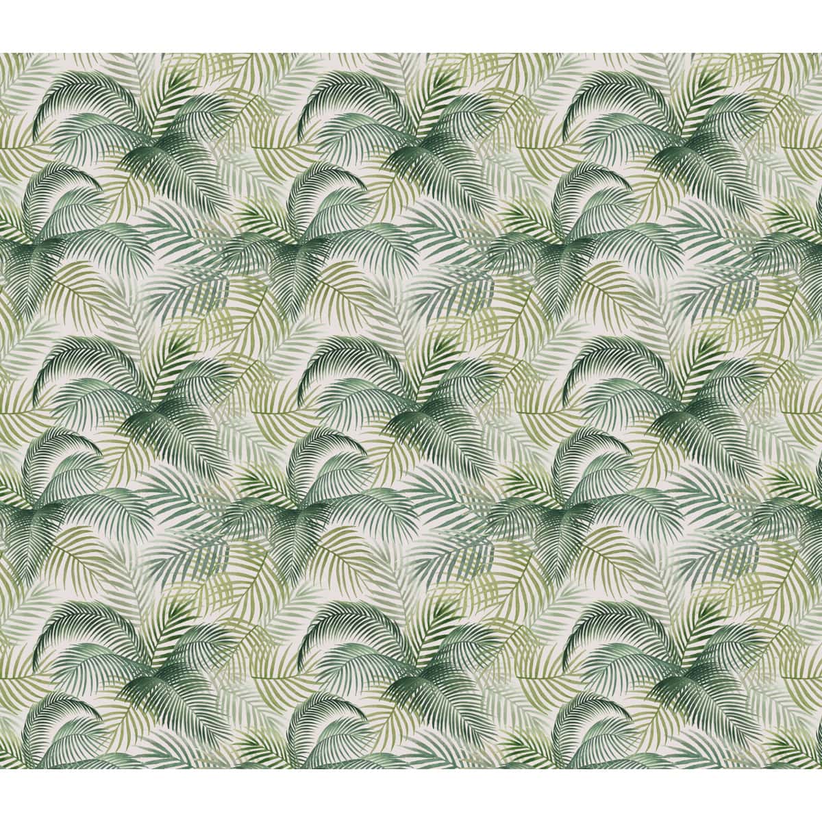 Tropical Green Leaves Wallpaper, Customised