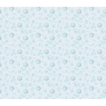 Sea Shell, Star Fish, Light Blue Background Wallpaper, Customised
