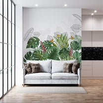 Charm, Nature Theme Based Tropical Wallpaper, Customised