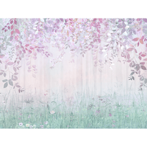Pink Floral Themed Wallpaper for Walls