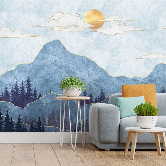 3D Artistic Scenery Wallpaper for Rooms