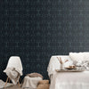 Blue Seamless Pattern Design, Room Wallpaper