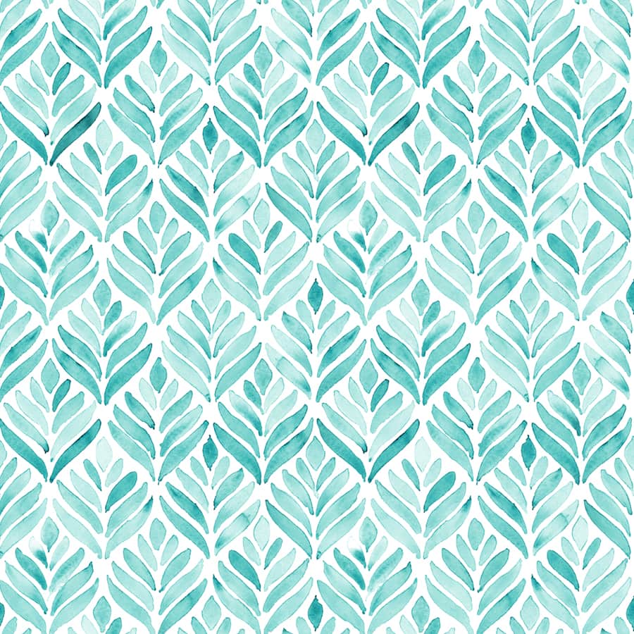 Pastel Green Leaves Pattern Design Wallpaper for Walls, Customised