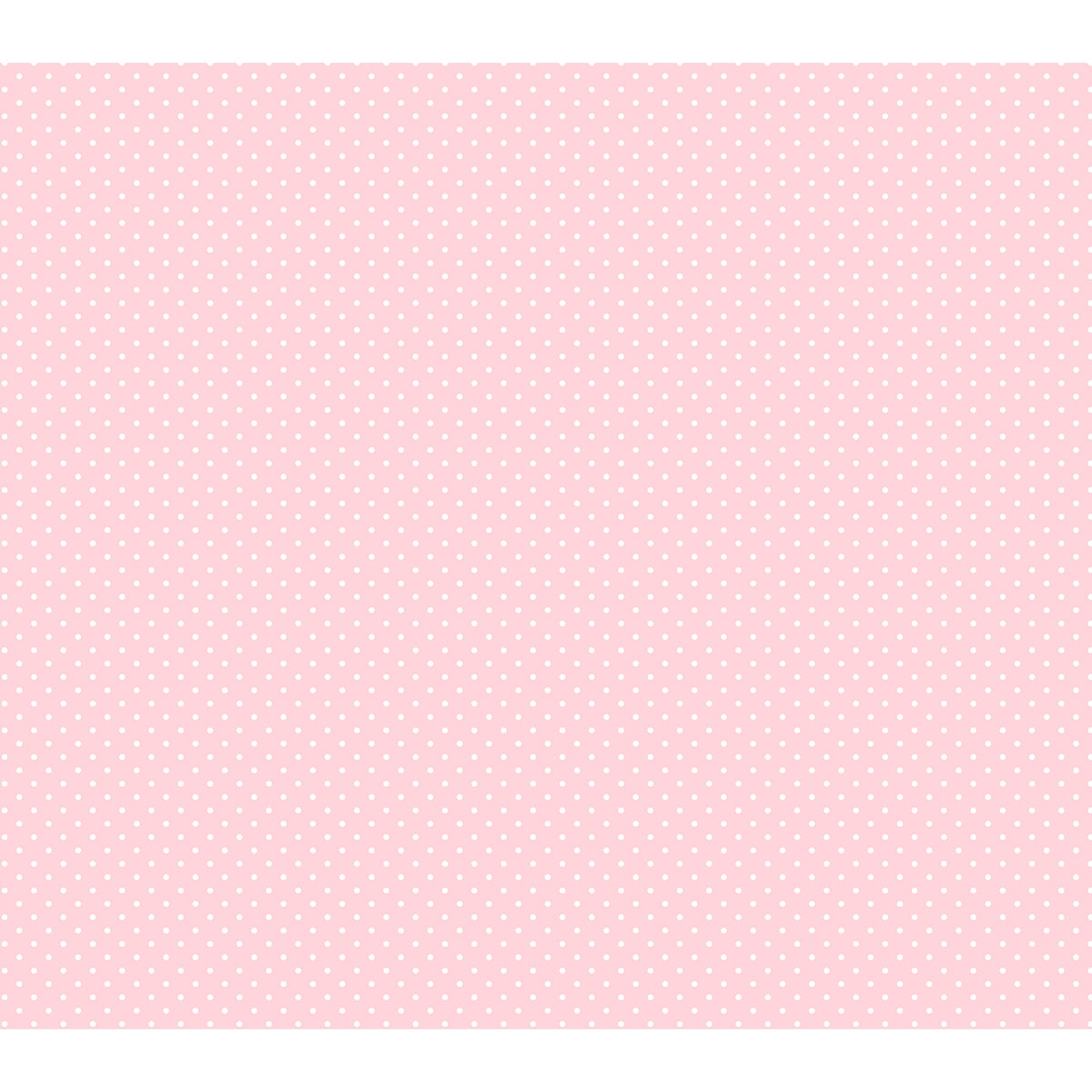 White & Pink Polka Dots Pattern Wallpaper for Kids Room, Customised Design