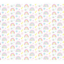 Rainbow Pattern Design Wallpaper for Kids Room