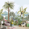 Tropical Jungle with Animals Wallpaper for Kids, Customised