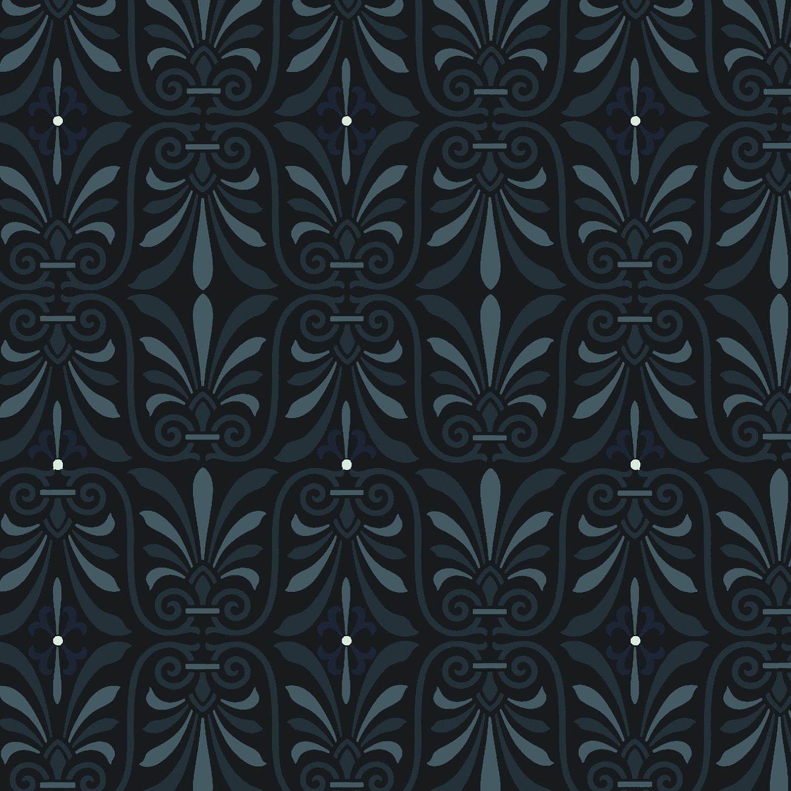 Blue Seamless Pattern Design , Customized Room Wallpaper