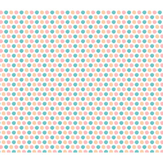 Orange & Pink Polka Dots Pattern Design Wallpaper for Kids Room
