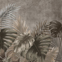 Premium Tropical Leaves Wallpaper, Customized