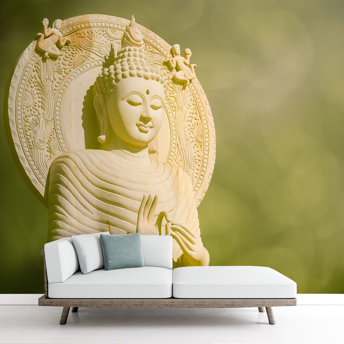 3D Elegant Buddha Wa3D Elegant Buddha Wallpaper for Homes and Offices,Customisedllpaper for Homes and Offices