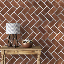 3D Red Brick Wallpaper for Home and Office