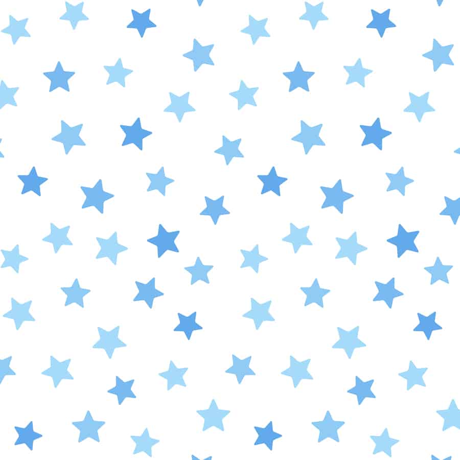 Pastel Blue Stars for Kids Nursery Room Wallpapers