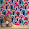 Papier peint vibrant et coloré pour chambre d'enfant