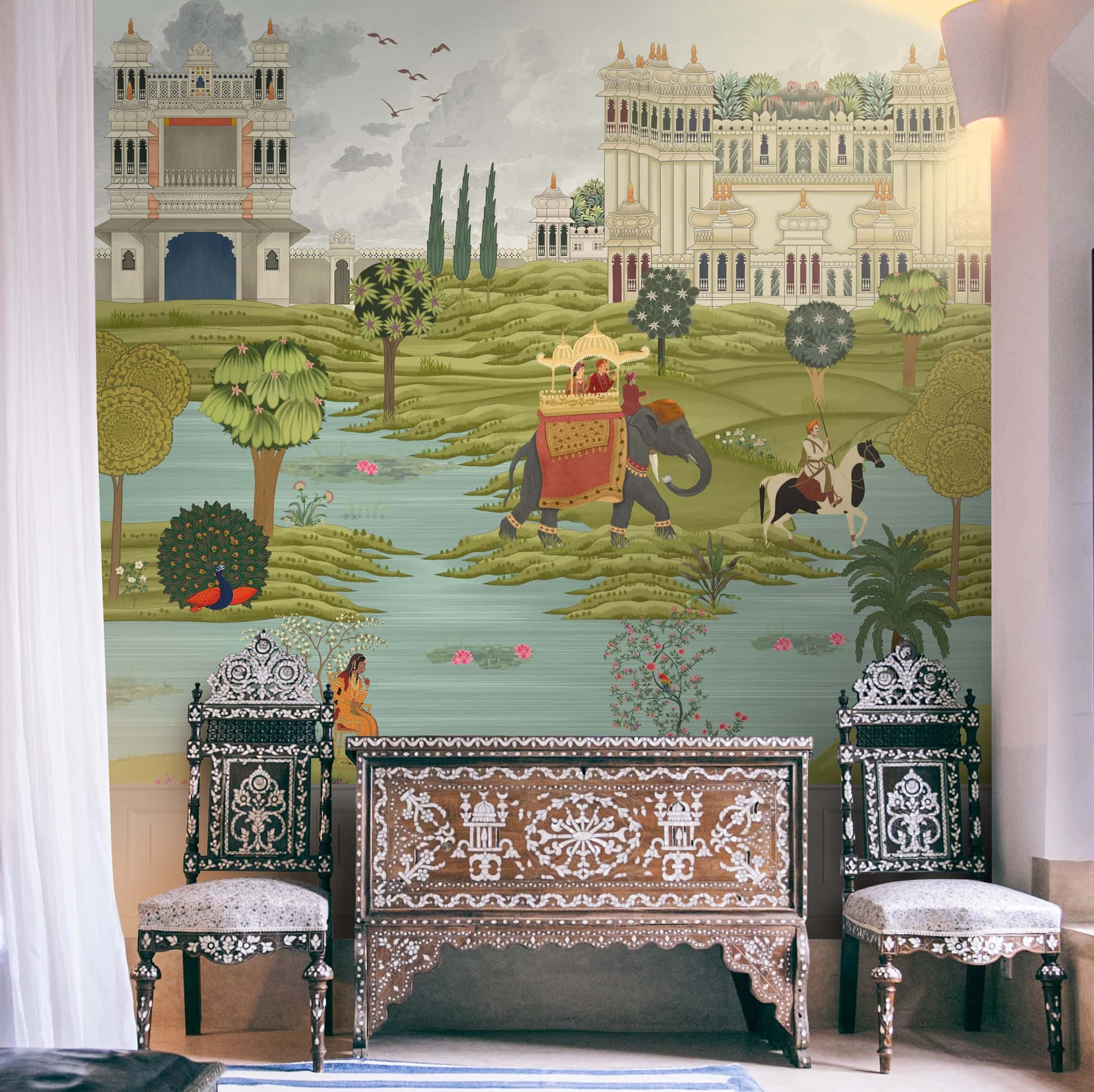 Bharat, Rich Indian Scenic Wallpaper, Customised 
